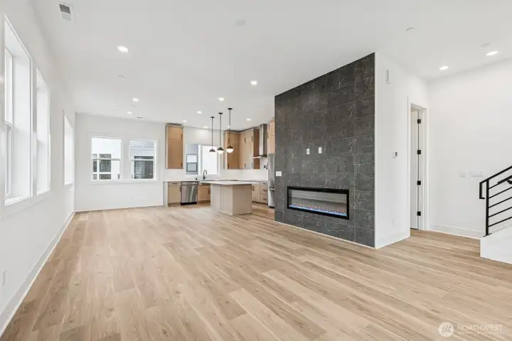 Open Concept main floor (actual home)