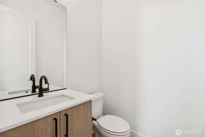 Powder bath on main floor