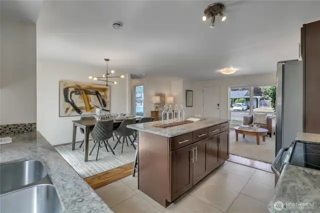 Love the light in here. Also fresh air with the HRV air system in the home.
