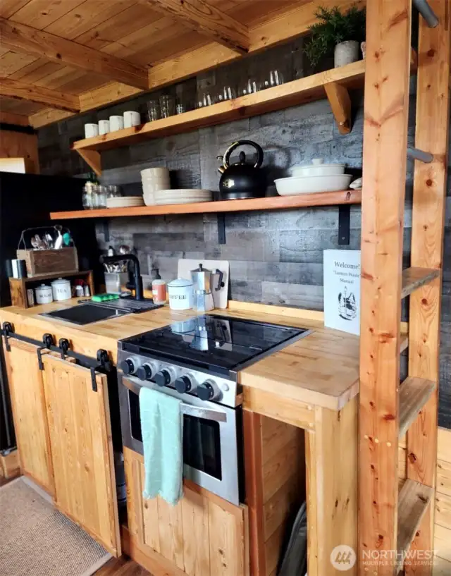 Outstanding Tiny House also on the property - with lovely finishes, nice kitchen, open area/Living space, Loft Bedroom & 3/4 Bath.