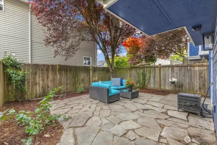 flagstone patio