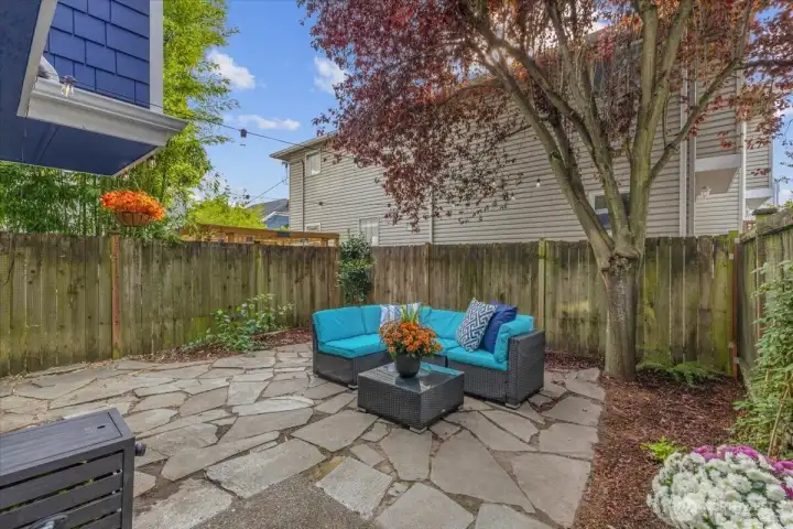 Private and completely fenced