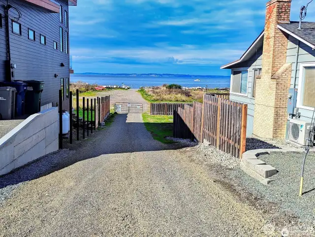 Private beach access