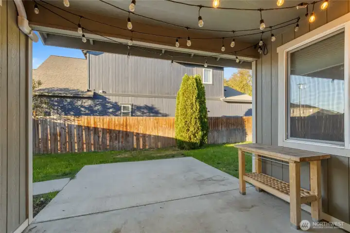 Covered patio