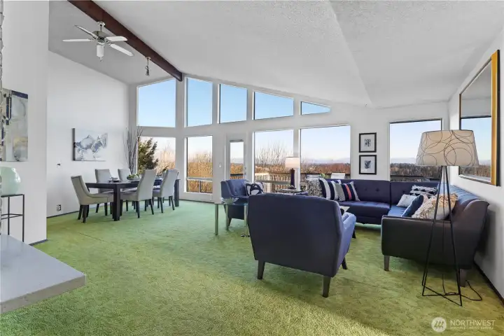 Back to the living room and down the hall to three bedrooms