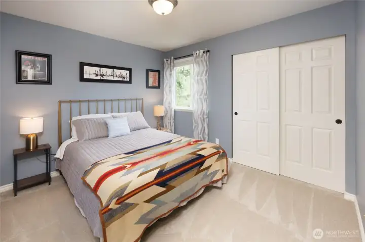 One of four bedrooms upstairs.