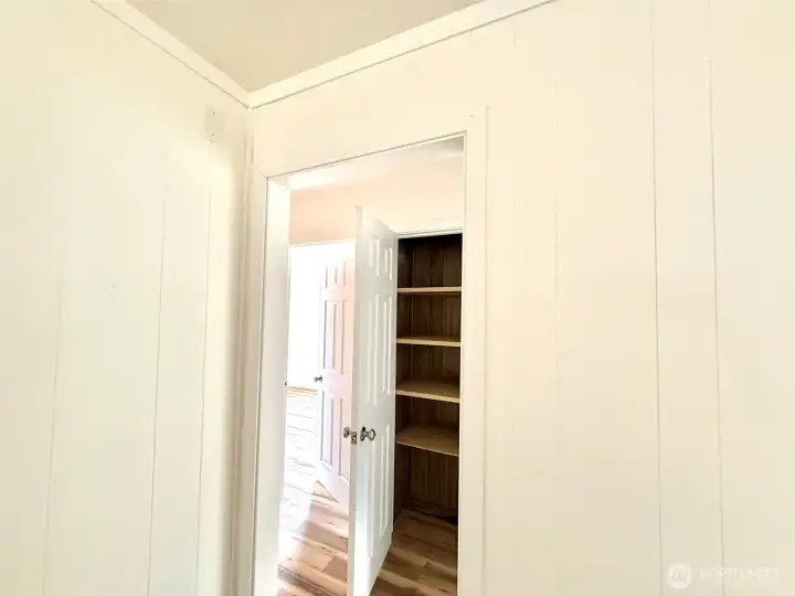 Hall closet