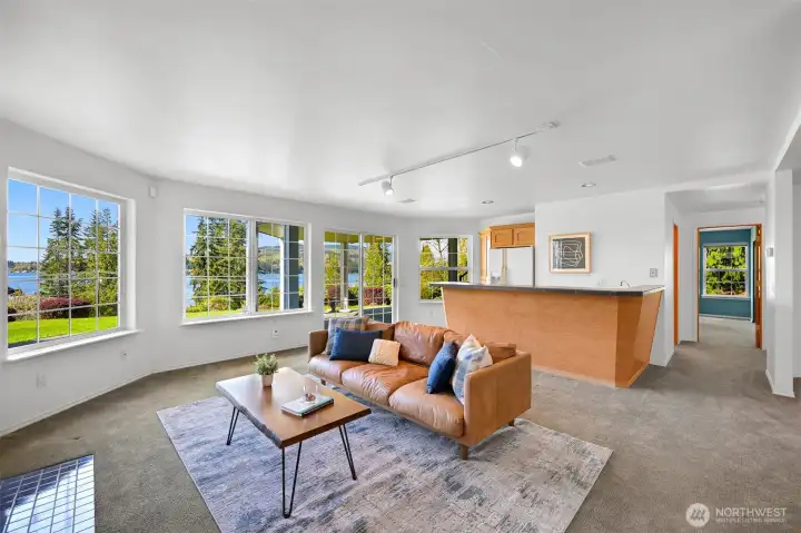 Lower level w/wet bar