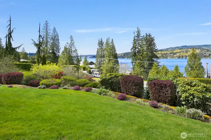 Nice level lawn area