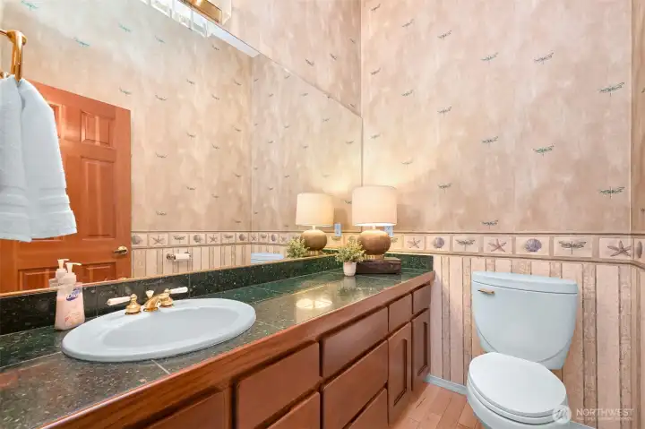 Main floor powder room