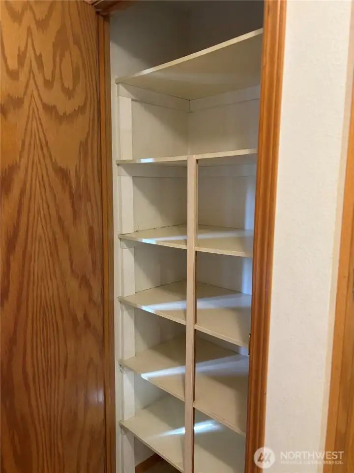Pantry in utility room