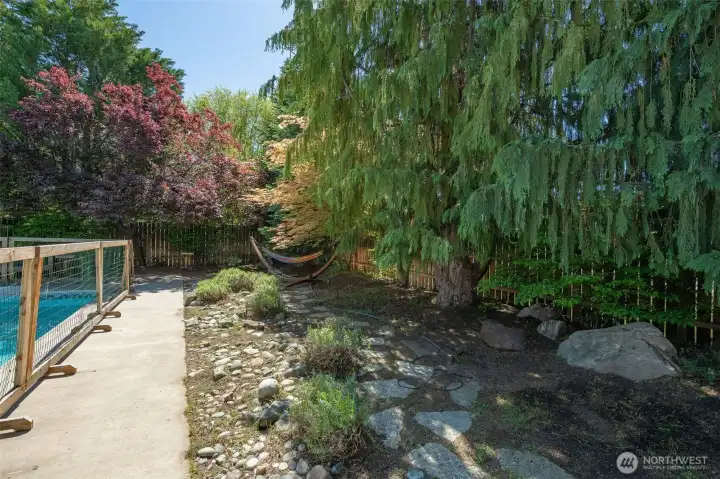 Ample garden space