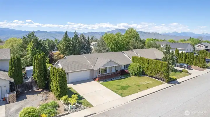 Aerial of the home.