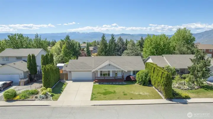 Aerial of the home.