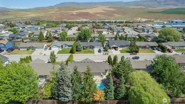 Aerial of the neighborhood