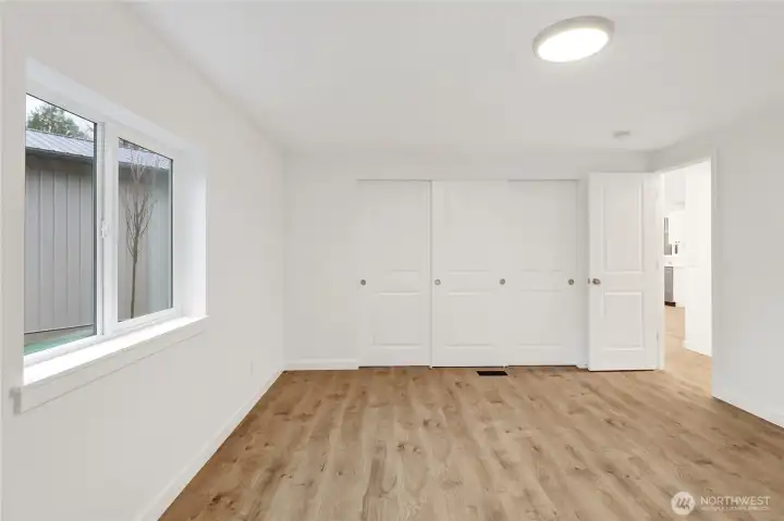 Additional bedroom with ample closet space.