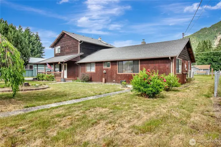 Front yard looking Northeast