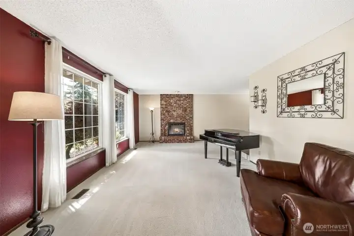 Lots of area to spread out in your Living Room.