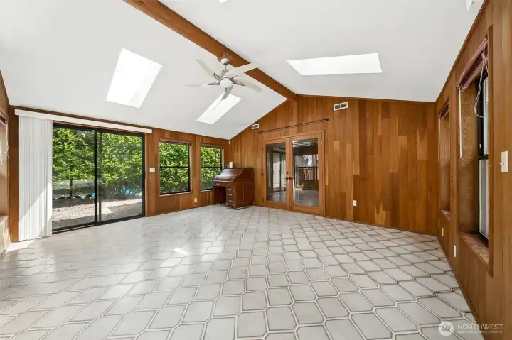 Open and airy.