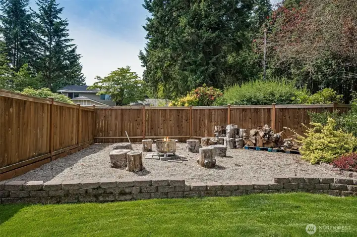 Can you smell the roasting marshmallows? Summer fun around the firepit!