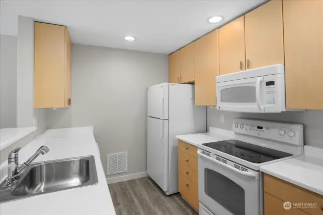 Kitchen w/ ample Counter space.