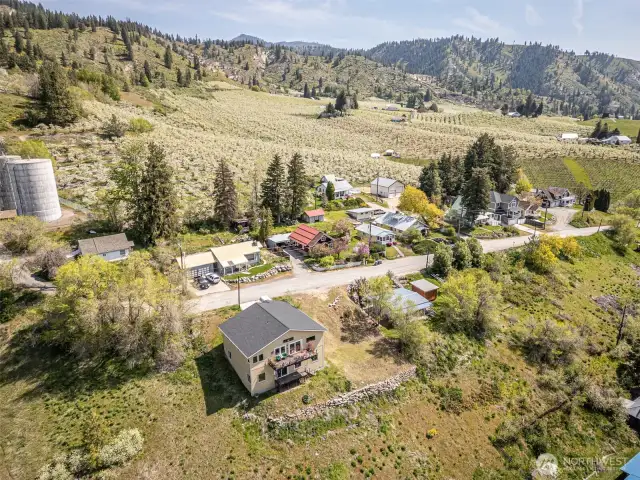 Aerial from West