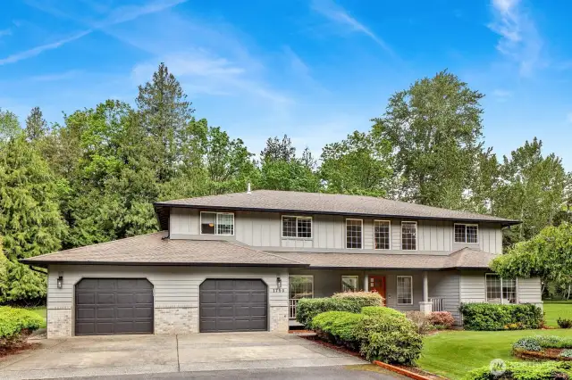 large 2 car garage