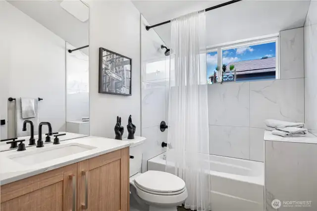 Guest bathroom on the third level