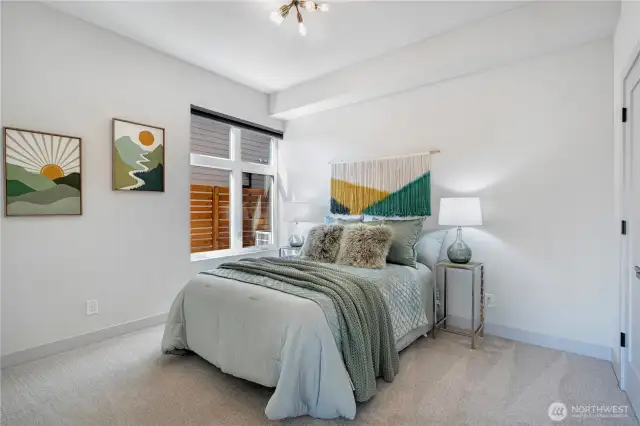Entry level suite- Bedroom