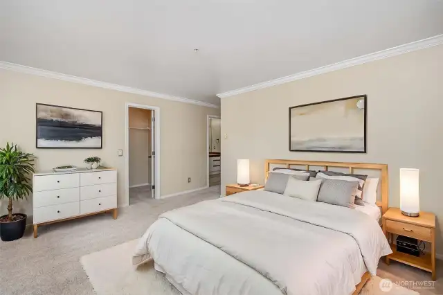 **Virtually staged** Primary Bedroom