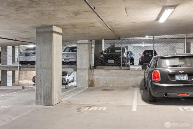 Secure garage parking