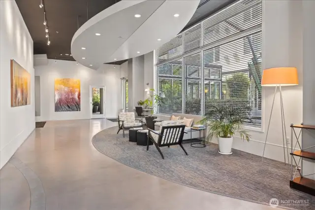 Welcoming lobby