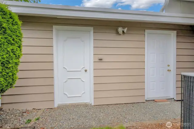 Double Shed Compartments