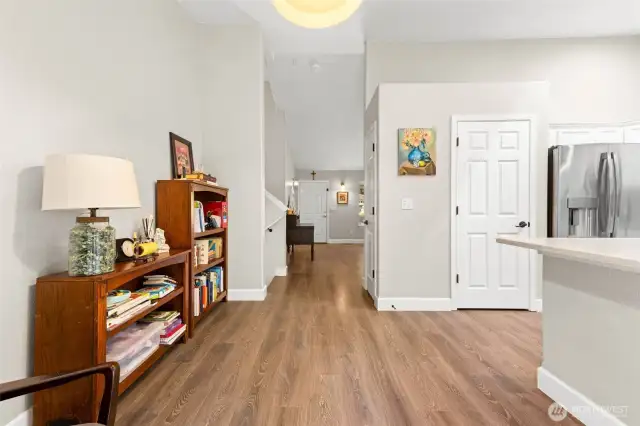 Eat in area looking towards the front of the home.