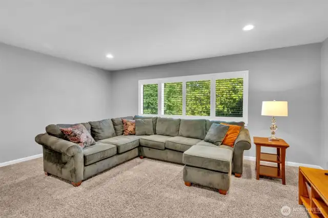 This couch - so big and yet so small.