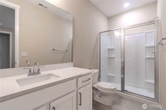 3/4 Bath private bath for the Guest Suite