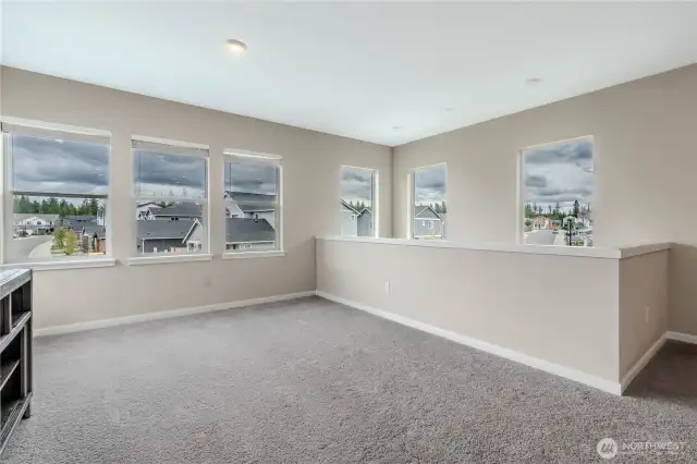 The Loft with so much natural light