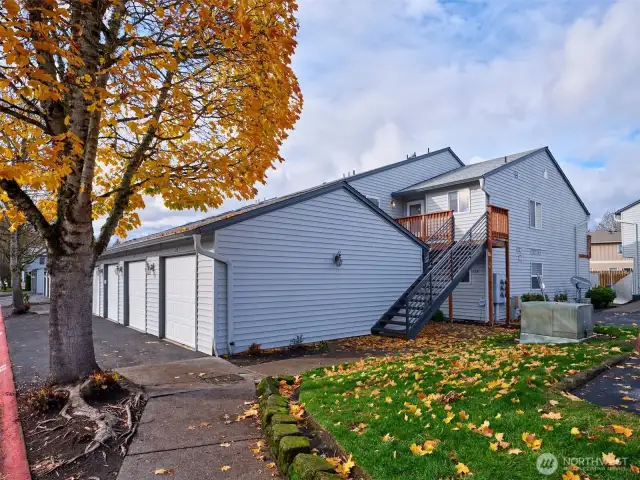 End Unit with a garage