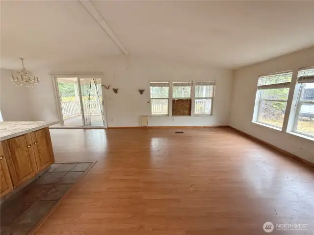 Living & Dining areas