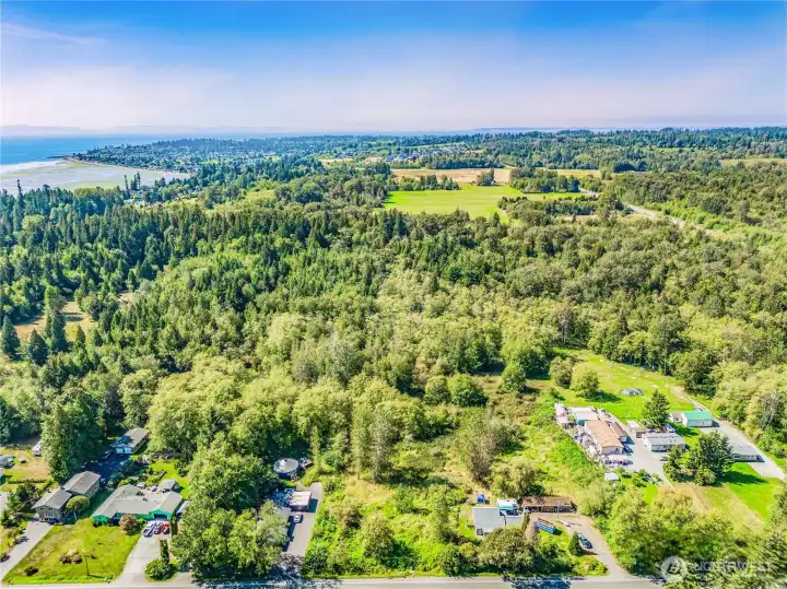 Variable location for permitted building site.