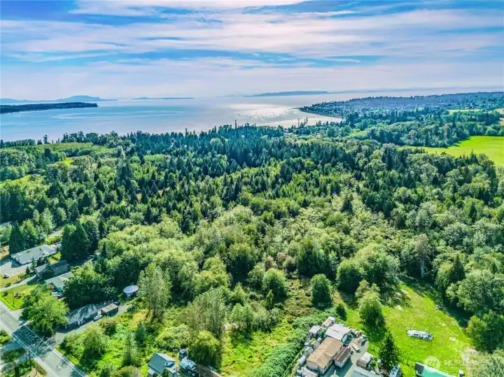 Viewing west/south atop of neighboring farmhouse.