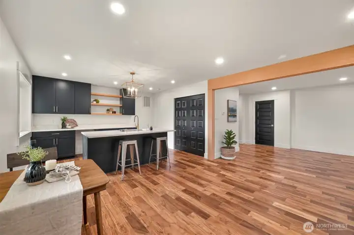 Kitchenette on second lower level