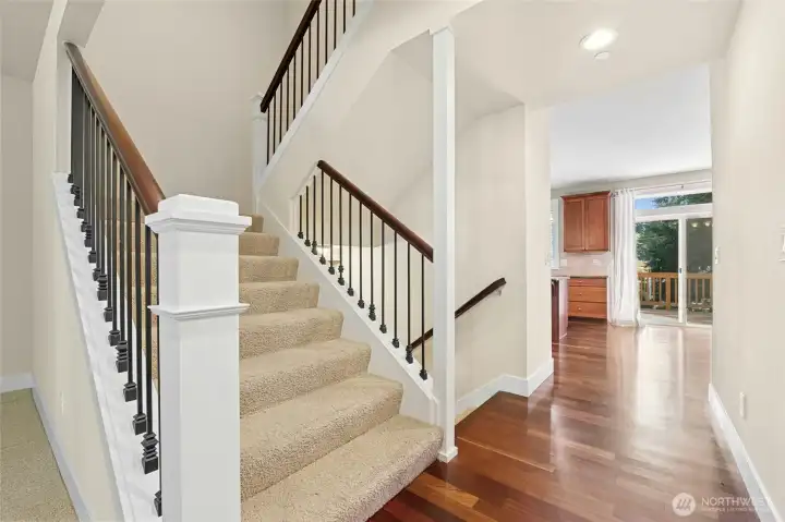 Main floor staircase.