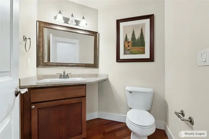 Main floor 1/2 bath.