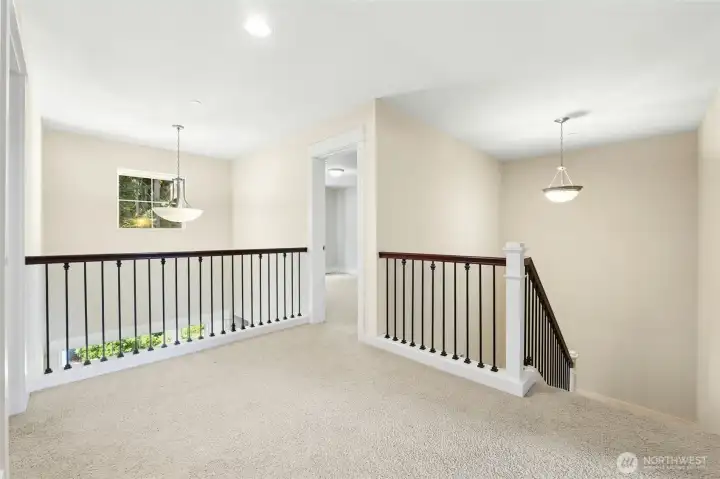 Second floor landing.