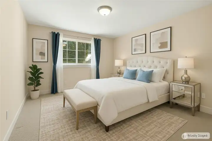 Second bedroom on Floor 2. Third bedroom on Floor 2 not shown.