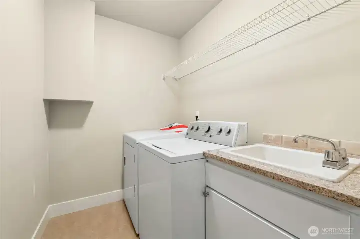 Laundry room on Floor 2.