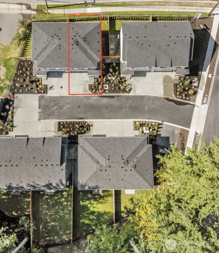 Lot lines are not to scale. This is not an official survey. This is a visual aid.