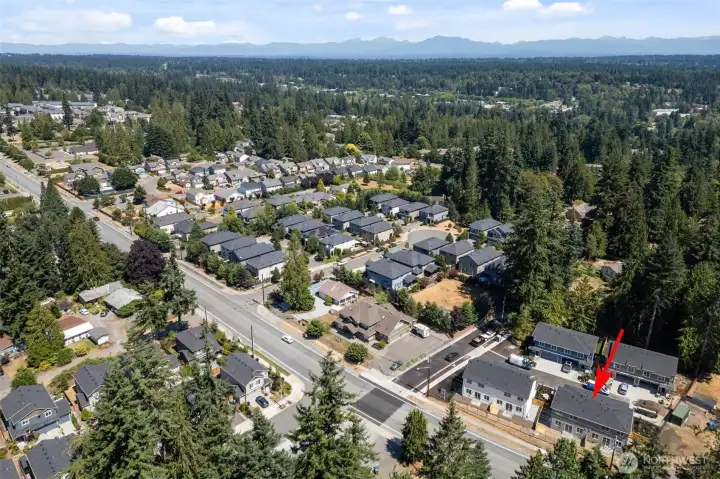 Not far from Martha Lake Park.The park includes a fishing dock, boardwalks through wetlands and three reservable picnic shelters. An elaborate playground is located near the parking area.