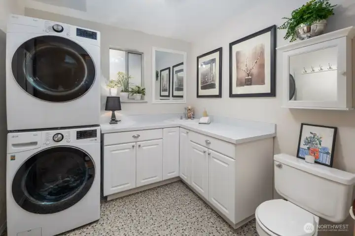 Downstairs Laundry and Half Bath